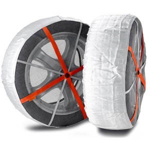 Chaine neige montage chaussette pneu 225/55R18 225/60R17 Steel Sock - Brico  Privé