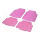 Tapis Auto BDP PVC 4 pieces Tuning metallise Rose Universel