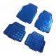 Tapis Auto BDP PVC 4 pieces Tuning metal Bleu fonce Universel